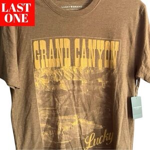 Men's Lucky Brand Burnout Tee TShirt Grand Canyon Short Sleeves T-shirt NWT NEW